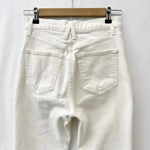 SLVRLAKE Beatnik Slim Fit High Rise Jeans White Wash Women's Size 27 - Picture 9 of 16